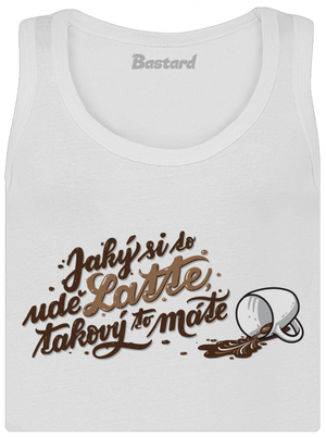 Latte dámské tílko klasické White