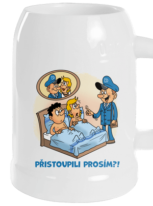 Přistoupili půllitr White