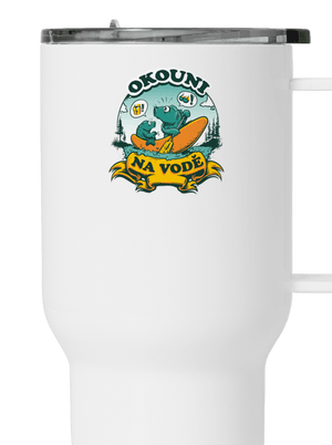 Okouni na vodě termohrnek White