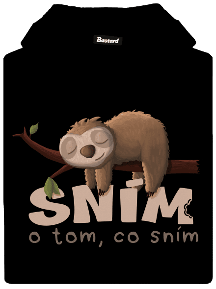 Sním o tom, co sním dámská mikina klokanka Black