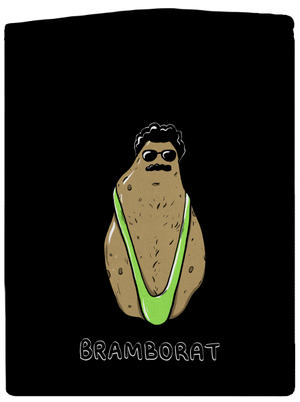 Bramborat dámská mikina na zip Black