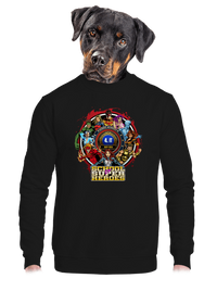 unisex mikina bez kapuce