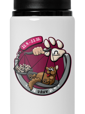 Psí horoskop: Váhy lahev na vodu White