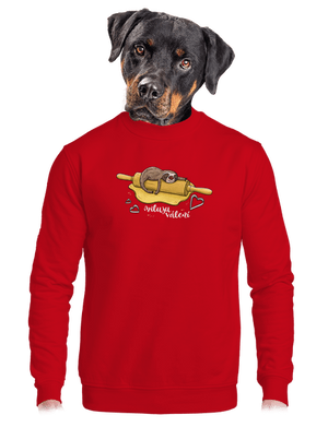 Miluju válení unisex mikina bez kapuce Red