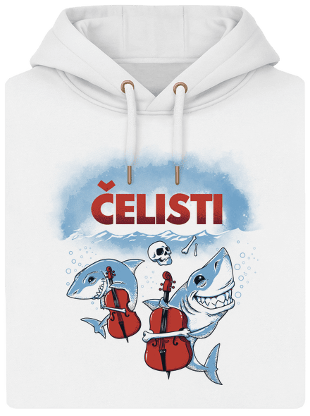 Čelisti unisex mikina premium Snowwhite