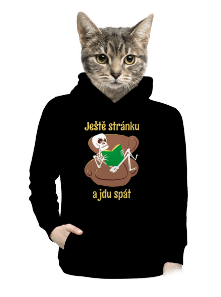 Ještě stránku dámská mikina klokanka Black