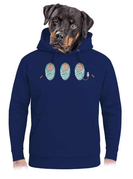 AI baby unisex mikina premium Navy
