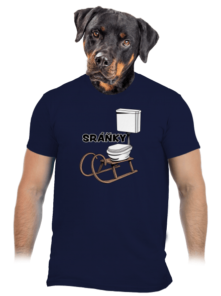 Sráňky pánské tričko Navy