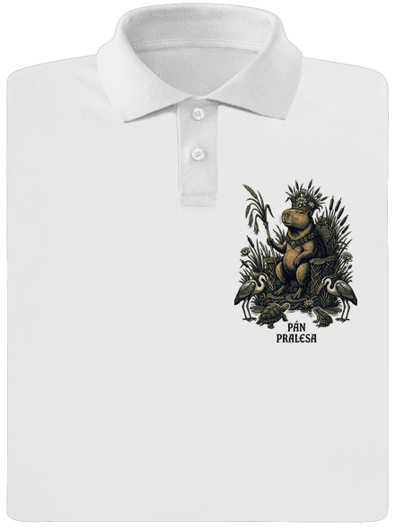 Pán pralesa pánská polokošile White