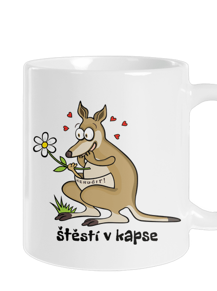 Štěstí v kapse klasický hrnek White