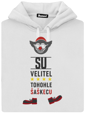 Velitel šaškecu dámská mikina klokanka White