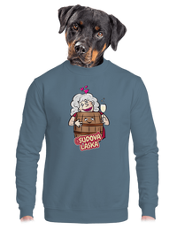 unisex mikina bez kapuce