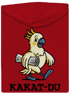 Kakat-du pánská mikina na zip Red