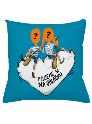 Na obláčku polštář Blue Turquoise