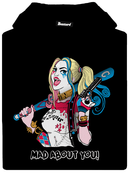 Joker a Harley dámská mikina klokanka Black