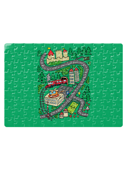 Silnice puzzle White