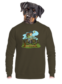 unisex mikina bez kapuce