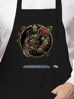 B17: Warcraft zástěra Black