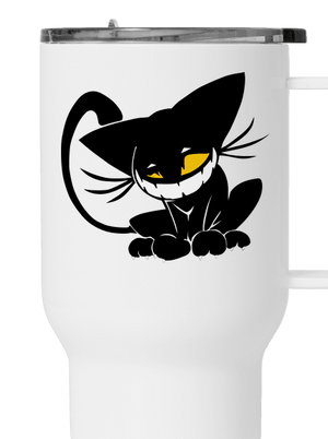 Evil cat termohrnek White