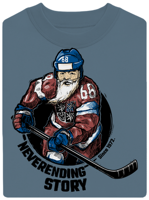 Jarda Forever unisex mikina bez kapuce Nordic Blue