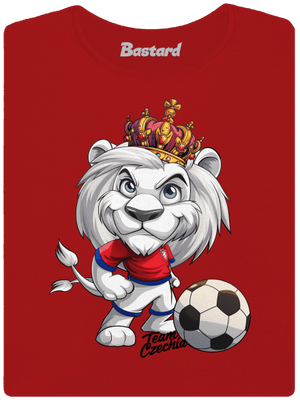 Fotbalový lev dámské tričko Red Mal