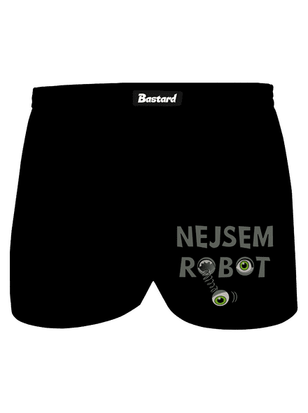 Nejsem robot pánské trenky Black