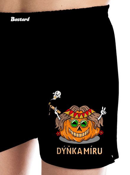Dýňka míru pánské trenky Black