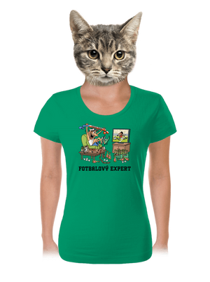 Fotbalový expert dámské tričko Kelly Green Mal