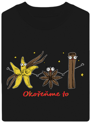 Okořeňme to unisex mikina bez kapuce Black