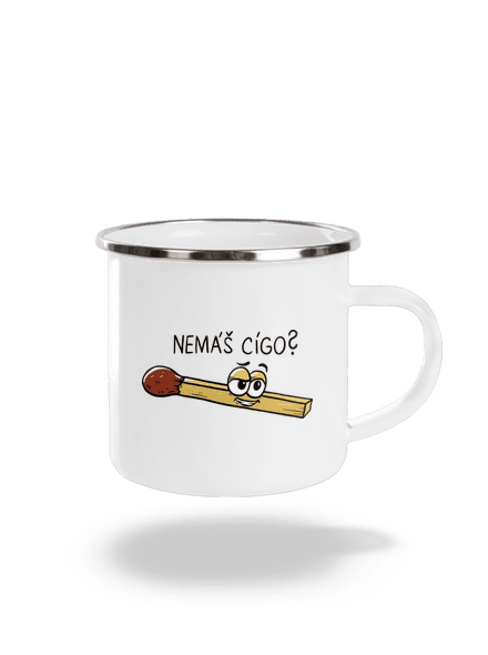 Cígo a oheň plecháček White