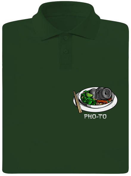 Pho-to pánská polokošile Bottle Green Mal