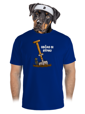 Občas si rýpnu pánské sportovní tričko Royal Blue Mal