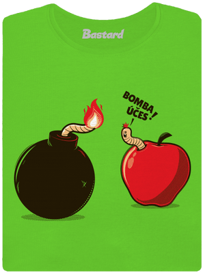 Bombovej účes dámské tričko Apple Green