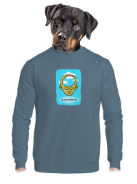 unisex mikina bez kapuce