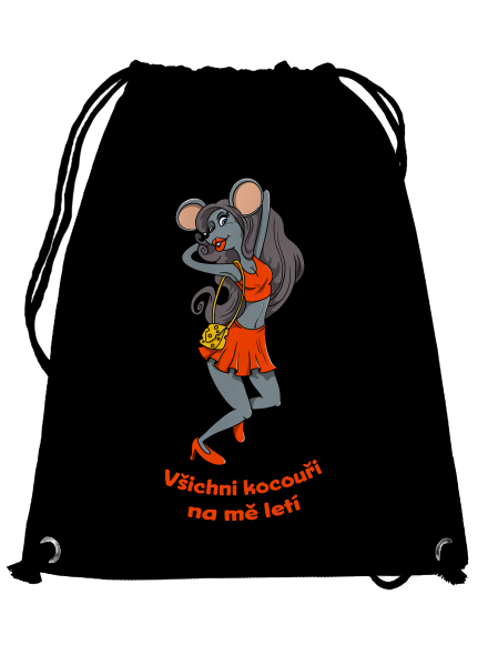 Myška vak Black