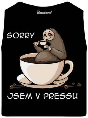 V pressu pánské tílko Black