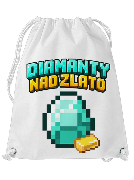 Diamanty nad zlato vak White