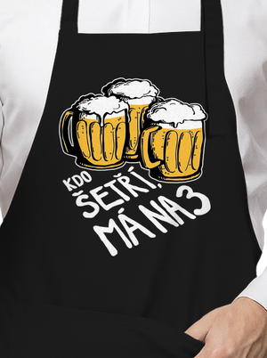 Kdo šetří, má na tři zástěra Black