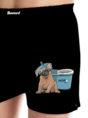 Mops pánské trenky Black