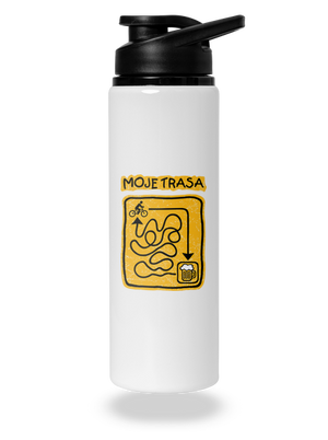 Moje trasa lahev na vodu White