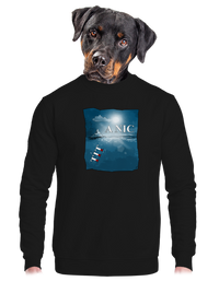 unisex mikina bez kapuce