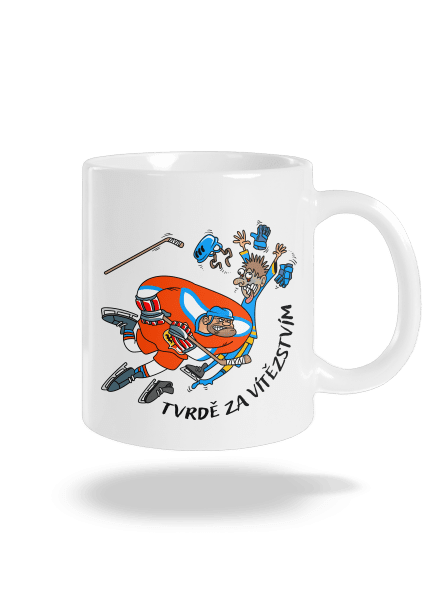 Tvrdě za vítězstvím klasický hrnek White
