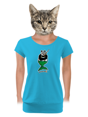 dámské tričko s lemem