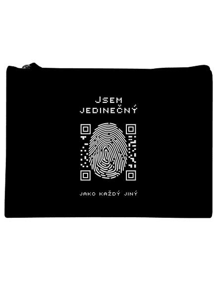 Jsem jedinečný taštička Black