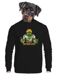 unisex mikina bez kapuce