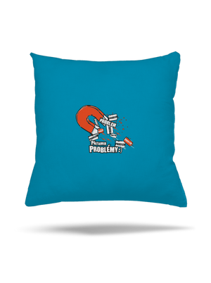 Magnet na problémy polštář Blue Turquoise