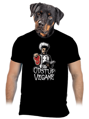 Odstup vegane pánské tričko Black