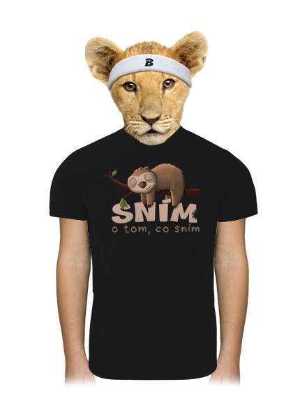 Sním o tom, co sním dětské sportovní tričko Black