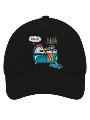 Jak se stát jednorožcem kšiltovka baseballka Black