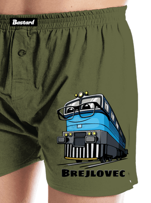 Brejlovec pánské trenky Khaki